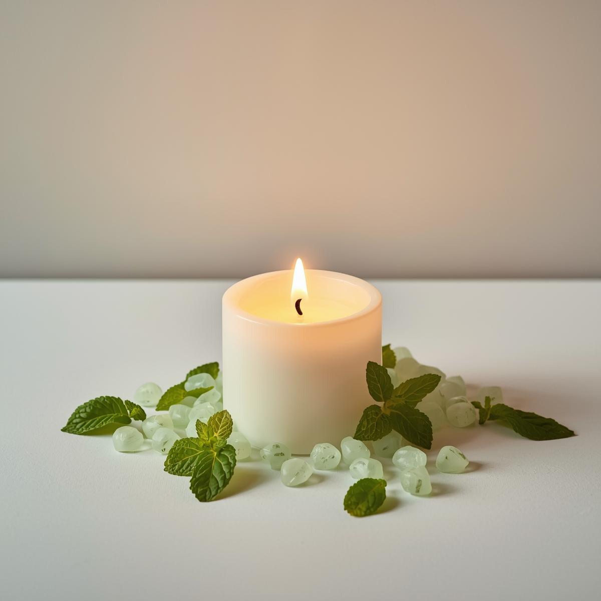 Minttukaramelli kynttilä