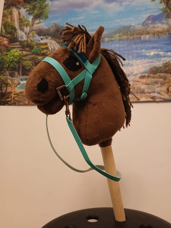 Turkoosit MiniPonin suitset koristeilla
