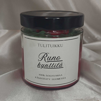Runo soijavaha kynttilä