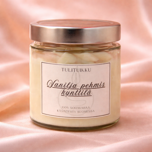 Vanilja Pehmis soijavaha kynttilä